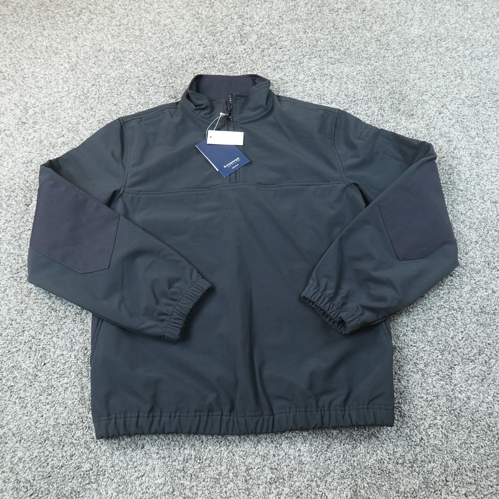 NEW Propper Jacket Mens XS Black Softshell 1/4 Zip Pullover Windbreaker Coat Top
